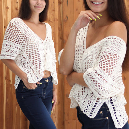 Crochet Pattern BOHELIS Boho Top – PDF (XS–XXL) - Hakel Liebe