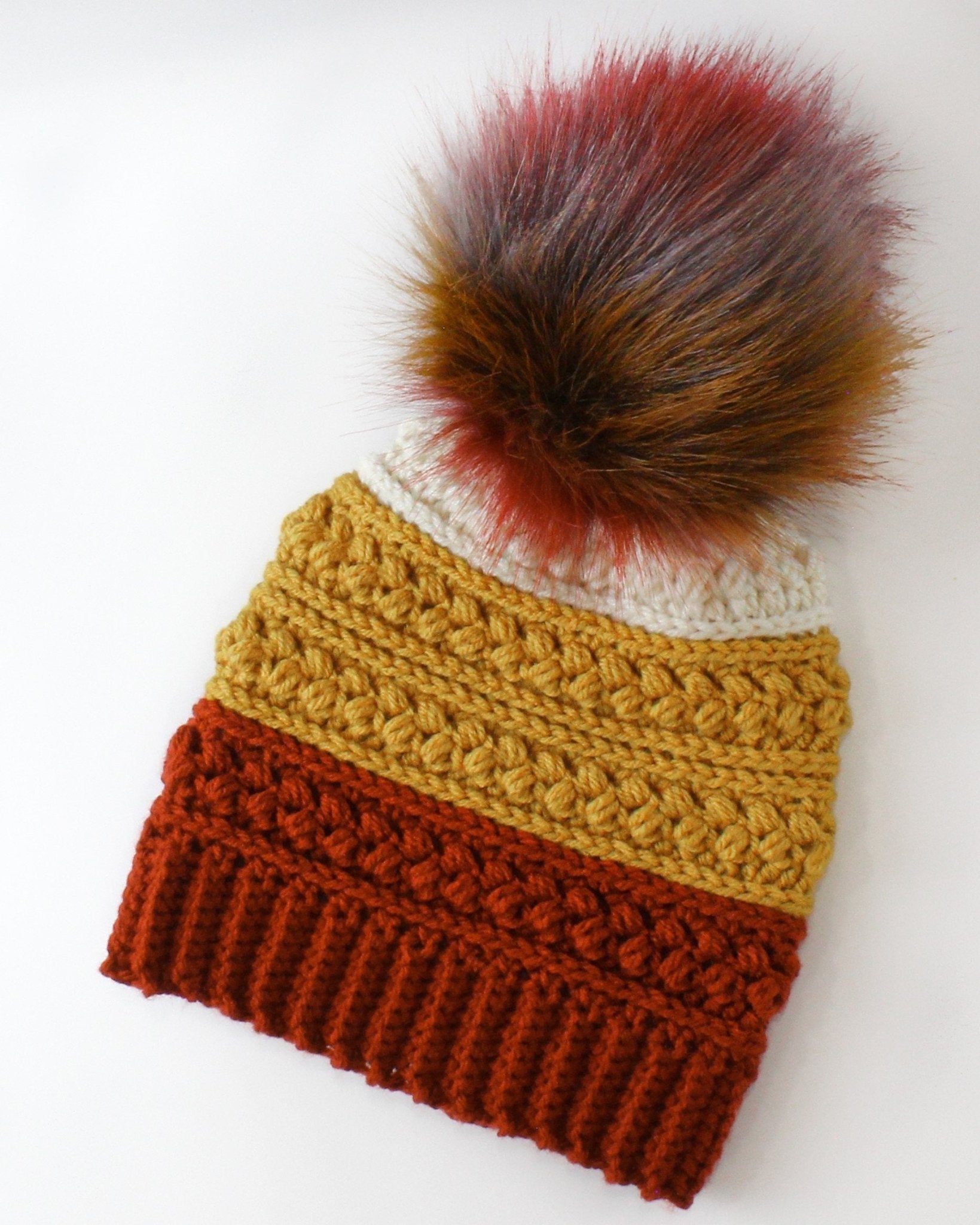 Crochet Pattern POMMELIS Beanie with Pom Pom – PDF - Hakel Liebe