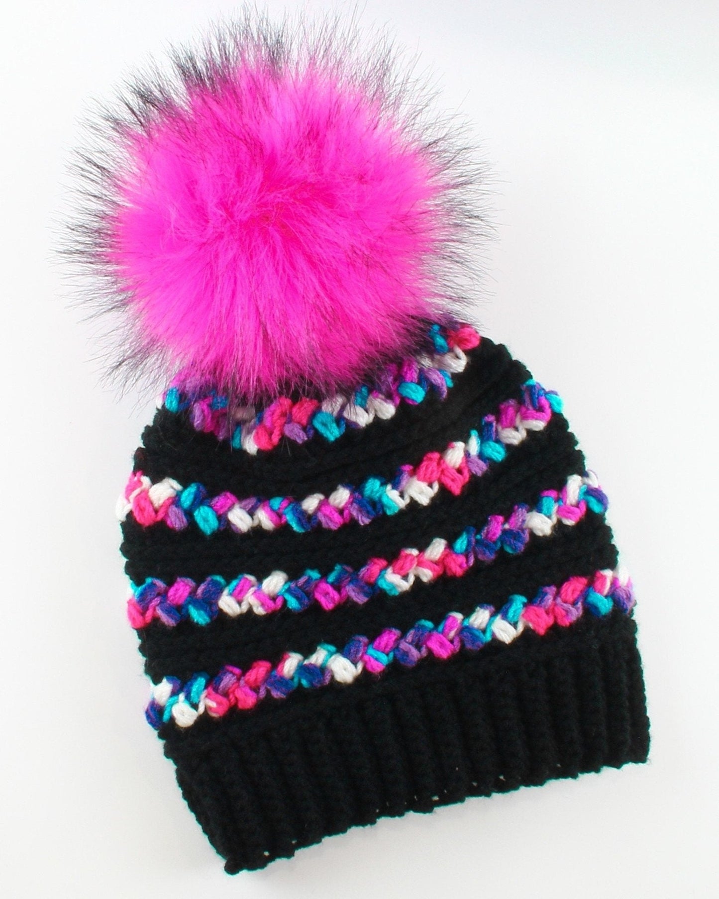 Crochet Pattern POMMELIS Beanie with Pom Pom – PDF - Hakel Liebe