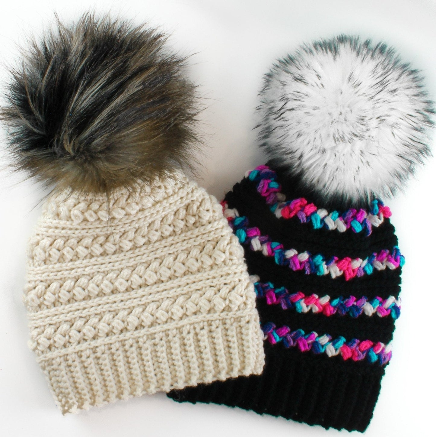 Crochet Pattern POMMELIS Beanie with Pom Pom – PDF - Hakel Liebe