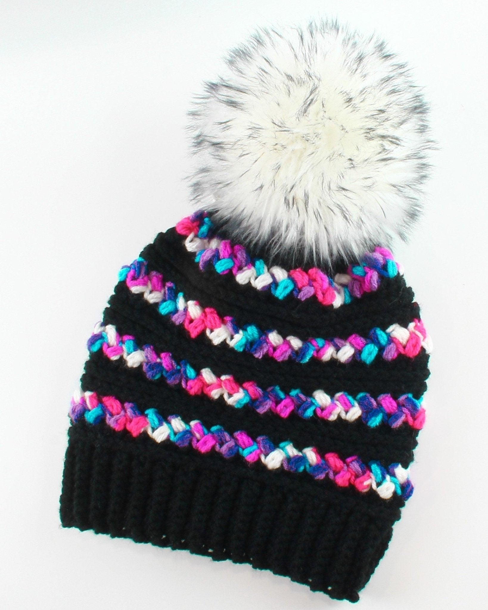 Crochet Pattern POMMELUNE Beanie with Pom Pom – PDF - Hakel Liebe