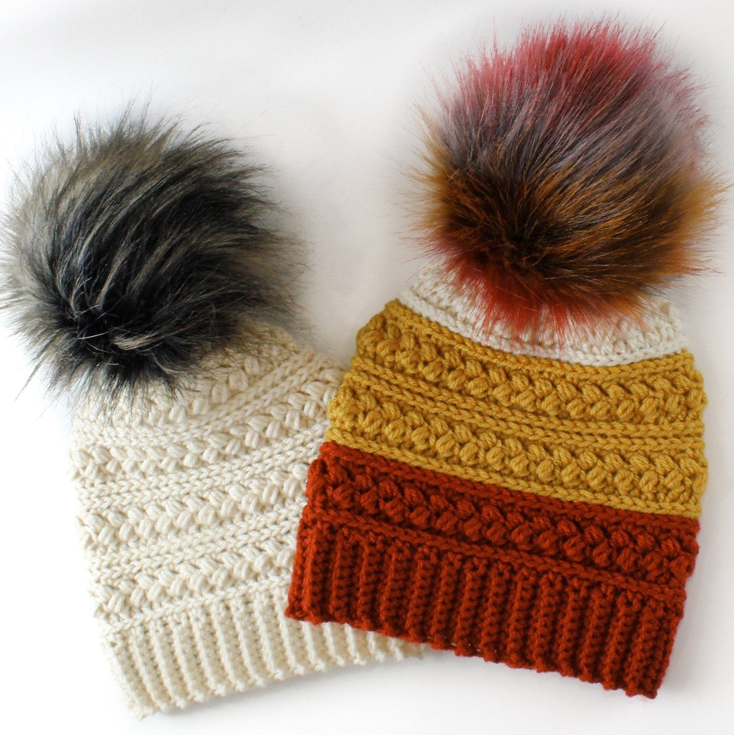 Crochet Pattern POMMELIS Beanie with Pom Pom – PDF - Hakel Liebe