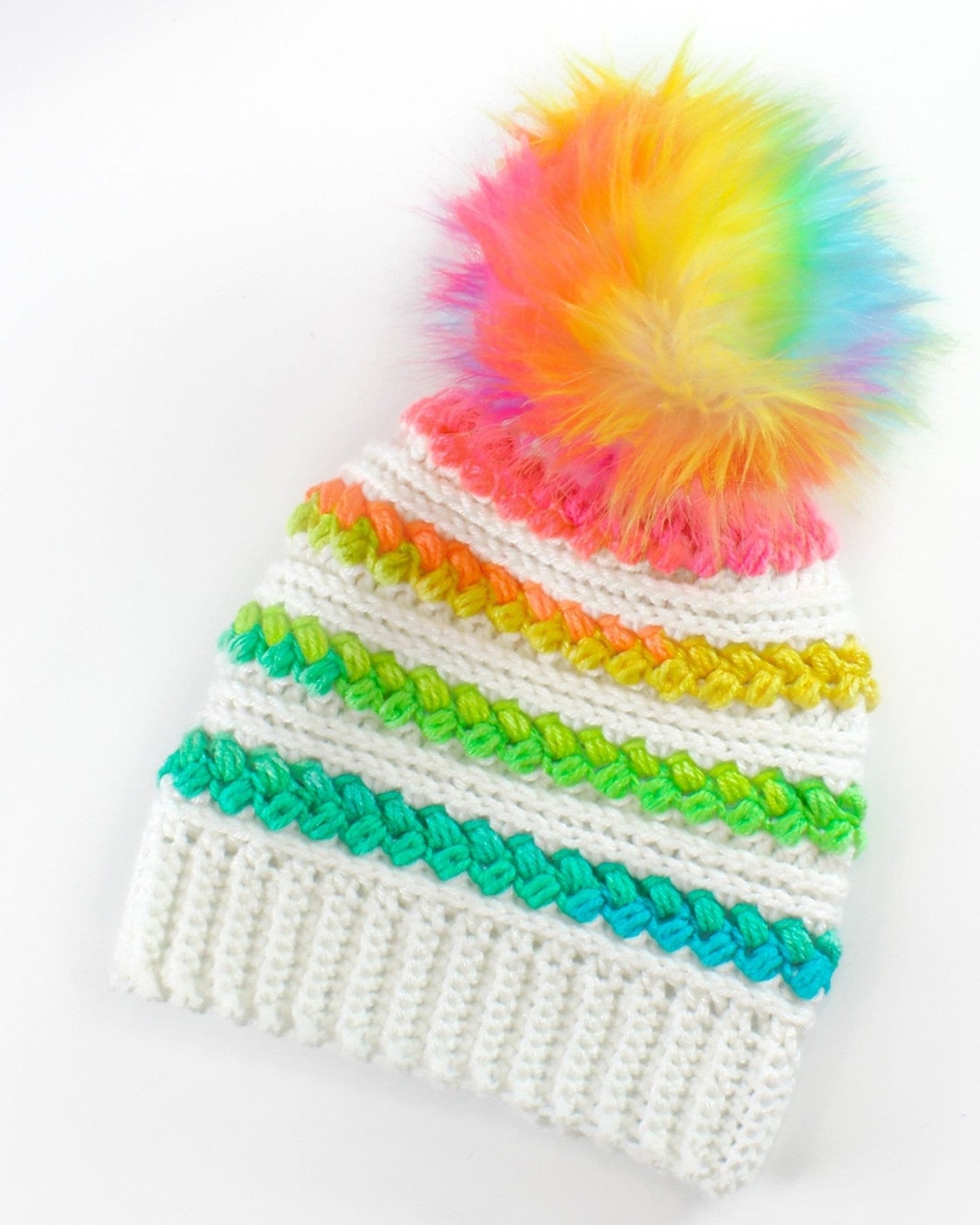 Crochet Pattern POMMELUNE Beanie with Pom Pom – PDF - Hakel Liebe