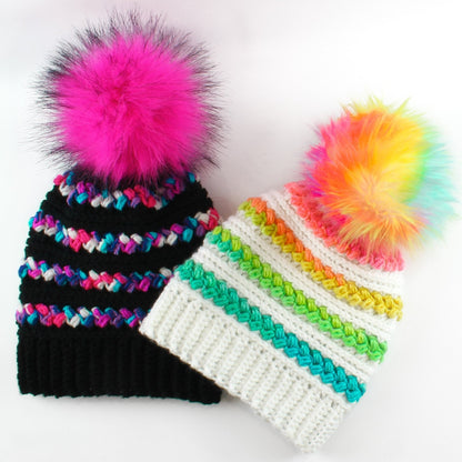 Crochet Pattern POMMELUNE Beanie with Pom Pom – PDF - Hakel Liebe