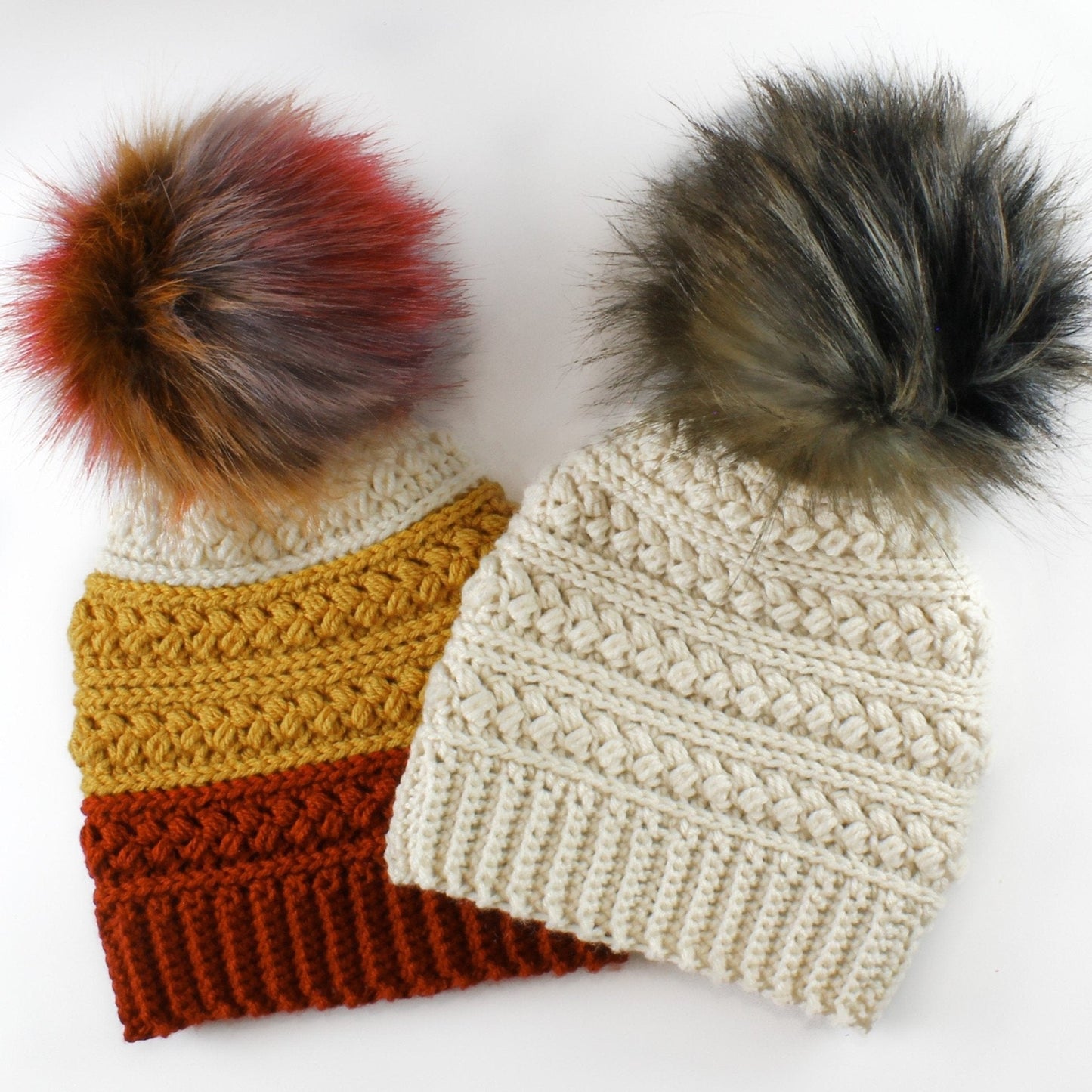 Crochet Pattern POMMELUNE Beanie with Pom Pom – PDF - Hakel Liebe