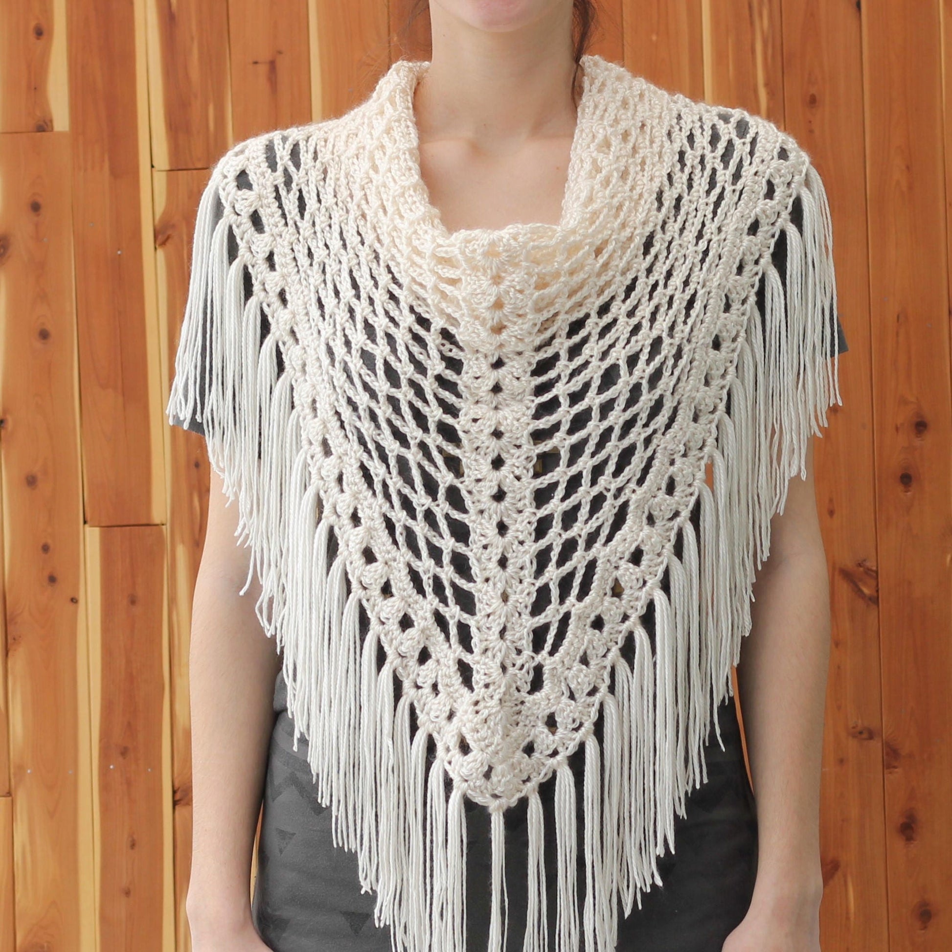 Crochet Pattern TRIANGELIS Boho Triangle Shawl – PDF Beginner - Hakel Liebe