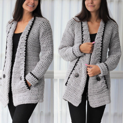 Crochet Pattern MIALIS Cardigan – PDF (7Y–3XL) - Hakel Liebe