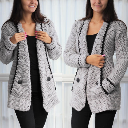 Crochet Pattern MIALIS Cardigan – PDF (7Y–3XL) - Hakel Liebe