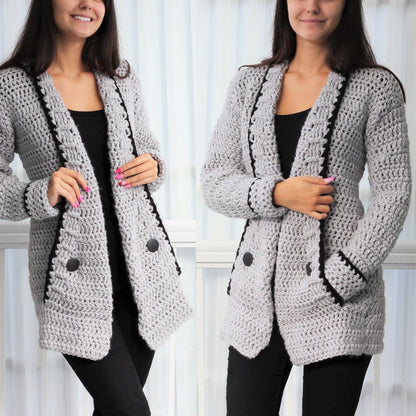 Crochet Pattern MIALIS Cardigan – PDF (7Y–3XL) - Hakel Liebe