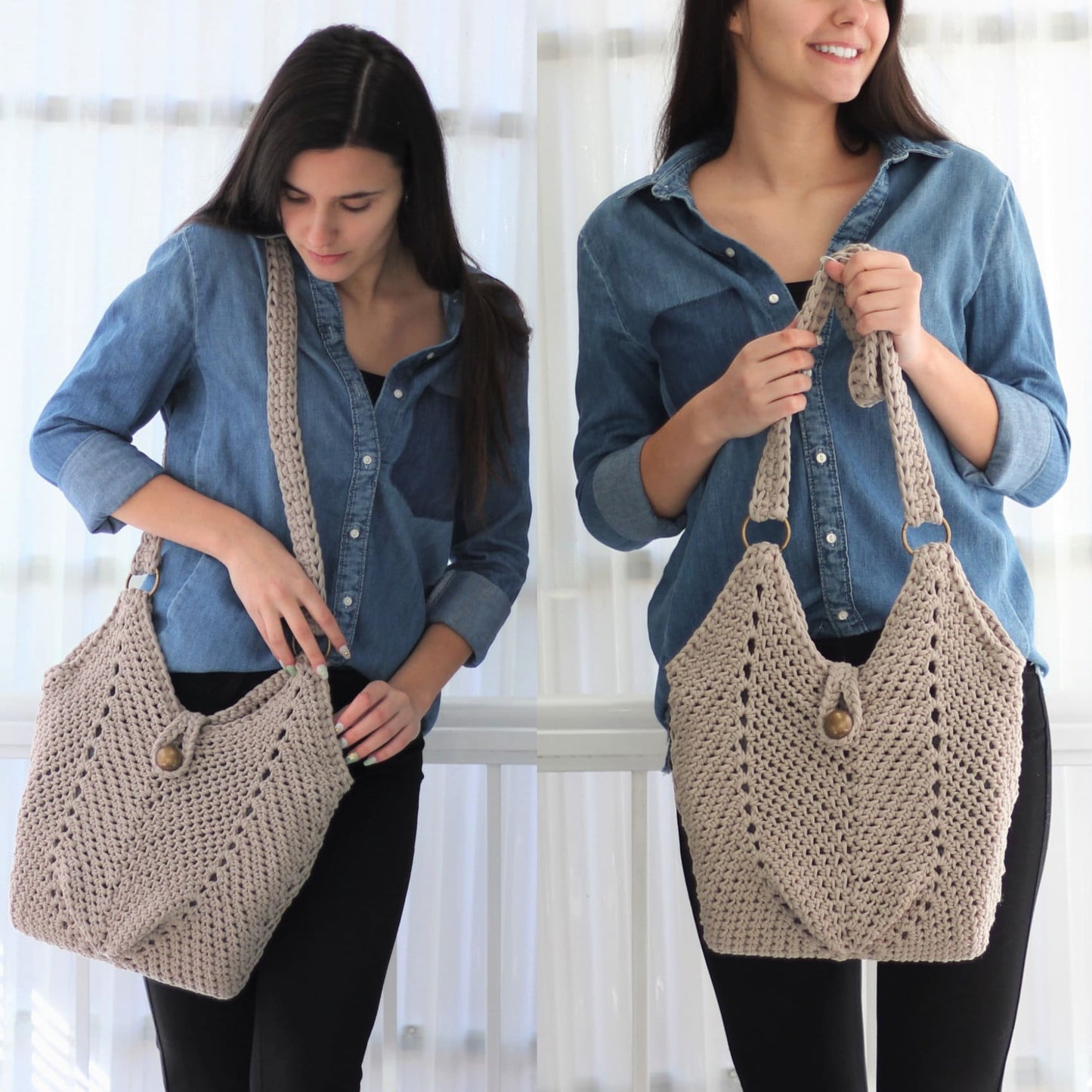 Crochet Pattern MONOVIA Bag – PDF Handbag - Hakel Liebe