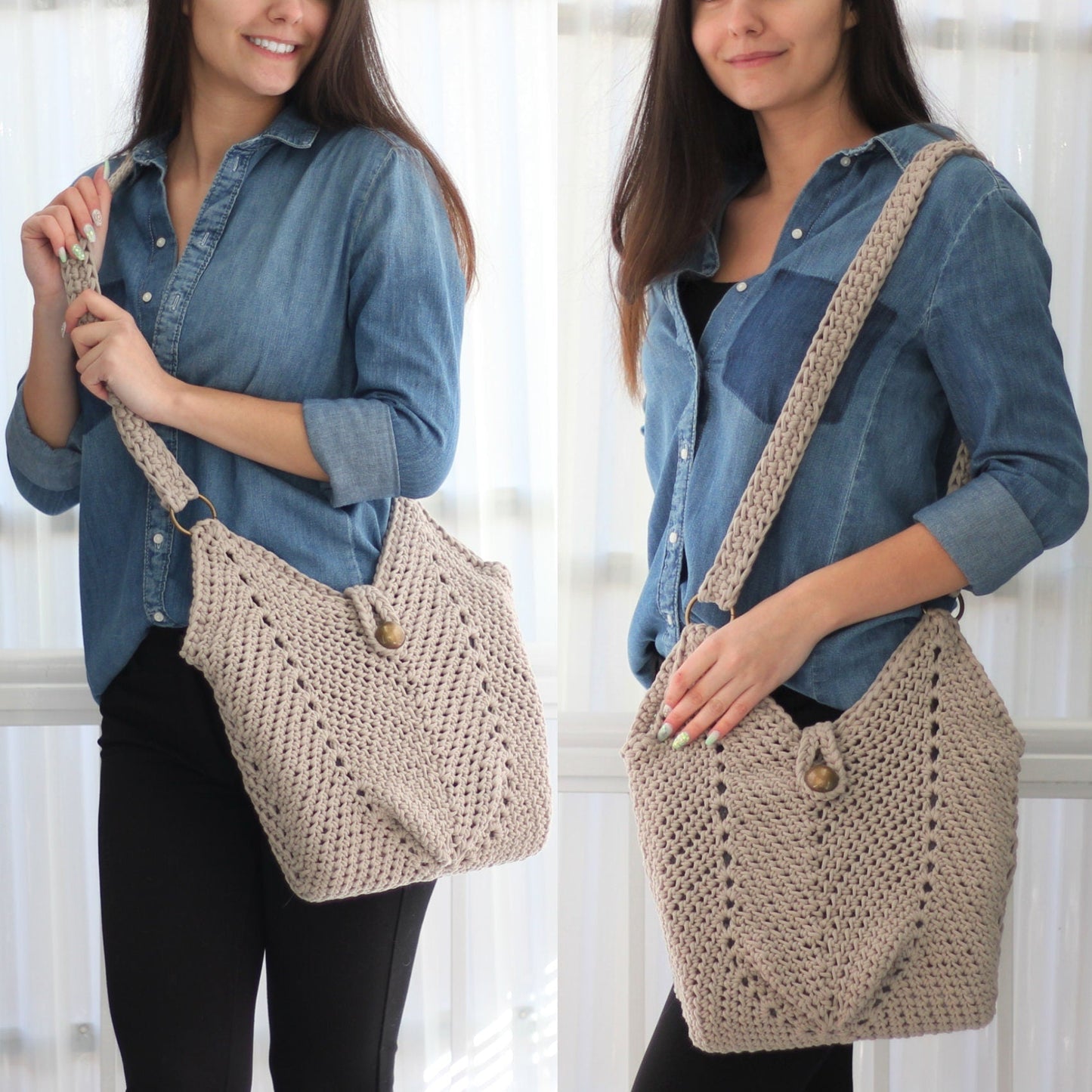 Crochet Pattern MONOVIA Bag – PDF Handbag - Hakel Liebe