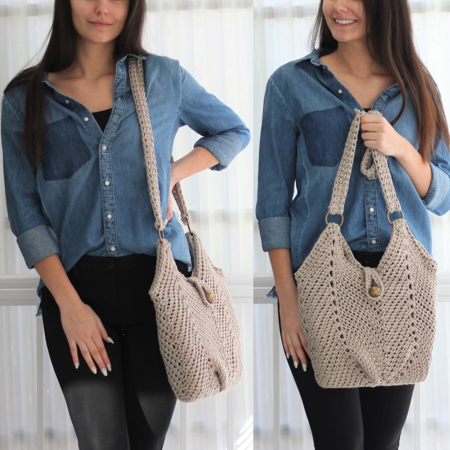 Crochet Pattern MONOVIA Bag – PDF Handbag - Hakel Liebe