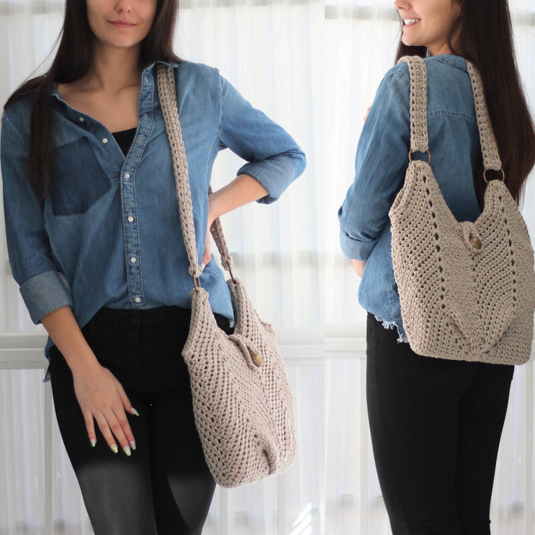 Crochet Pattern MONOVIA Bag – PDF Handbag - Hakel Liebe