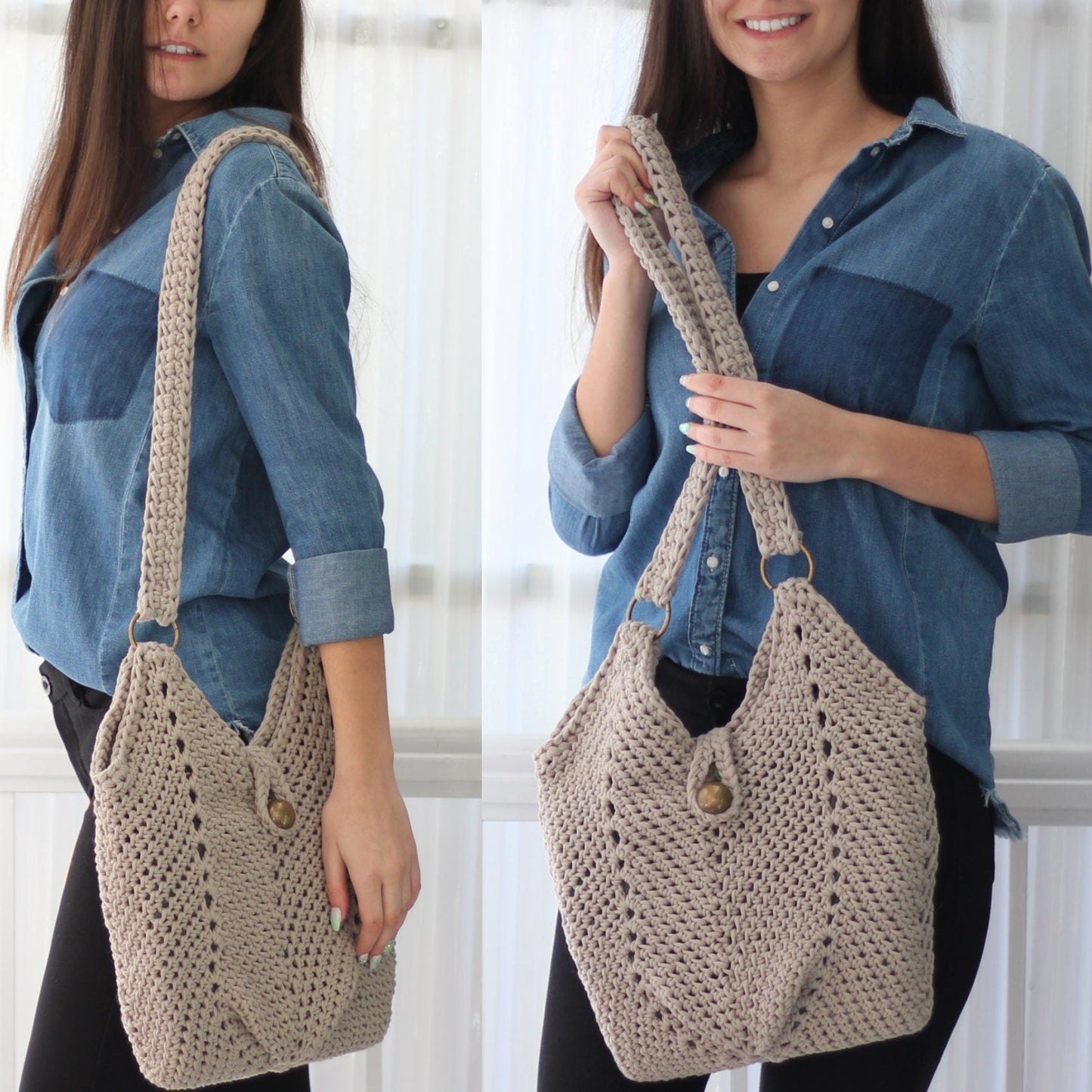 Crochet Pattern MONOVIA Bag – PDF Handbag - Hakel Liebe