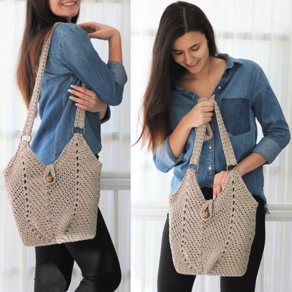 Crochet Pattern MONOVIA Bag – PDF Handbag - Hakel Liebe