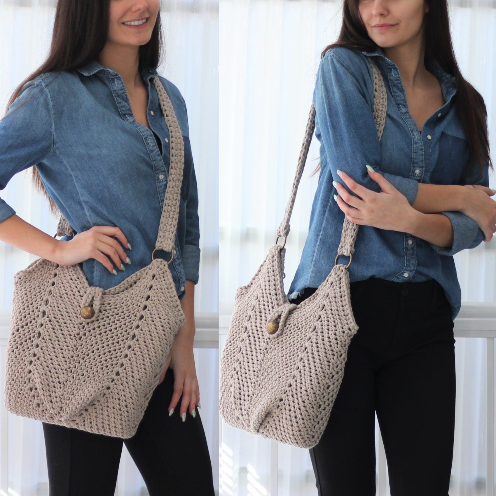 Crochet Pattern MONOVIA Bag – PDF Handbag - Hakel Liebe