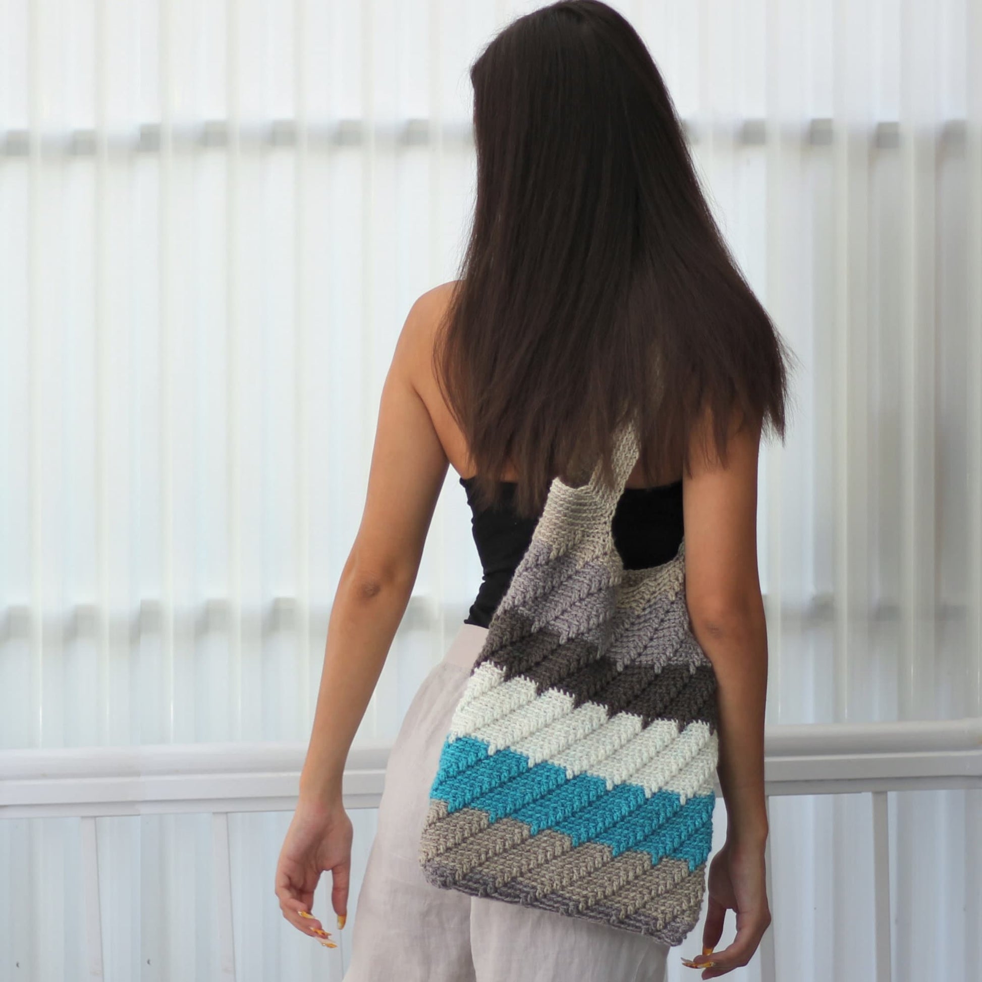 Crochet Pattern PARISINA Urban Handbag – PDF - Hakel Liebe