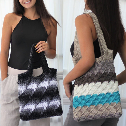 Crochet Pattern PARISINA Urban Handbag – PDF - Hakel Liebe