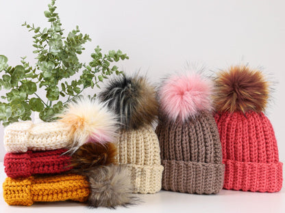 Crochet Pattern SOFLUX Chunky Beanie – 6 Sizes PDF - Hakel Liebe