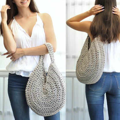 Crochet Pattern ROMALIS Urban Bag – PDF Tote - Hakel Liebe