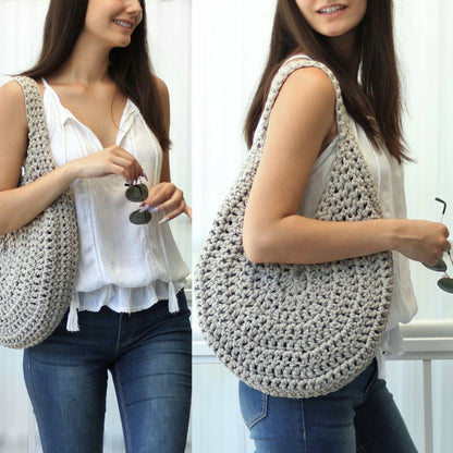 Crochet Pattern ROMALIS Urban Bag – PDF Tote - Hakel Liebe