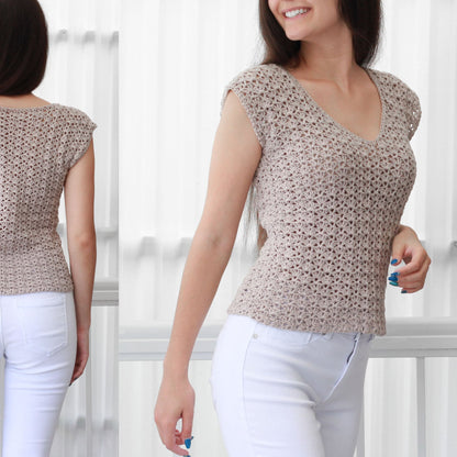 Crochet Pattern SOPHELIS Lace Top – PDF (XS–XXL) - Hakel Liebe