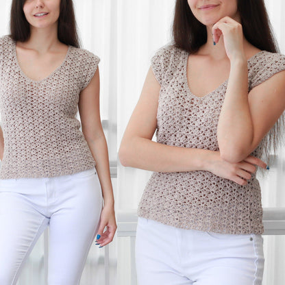 Crochet Pattern SOPHELIS Lace Top – PDF (XS–XXL) - Hakel Liebe