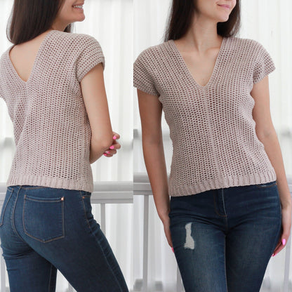 Crochet Pattern STELLOVIA Crop Top – PDF (XS–XXL) - Hakel Liebe