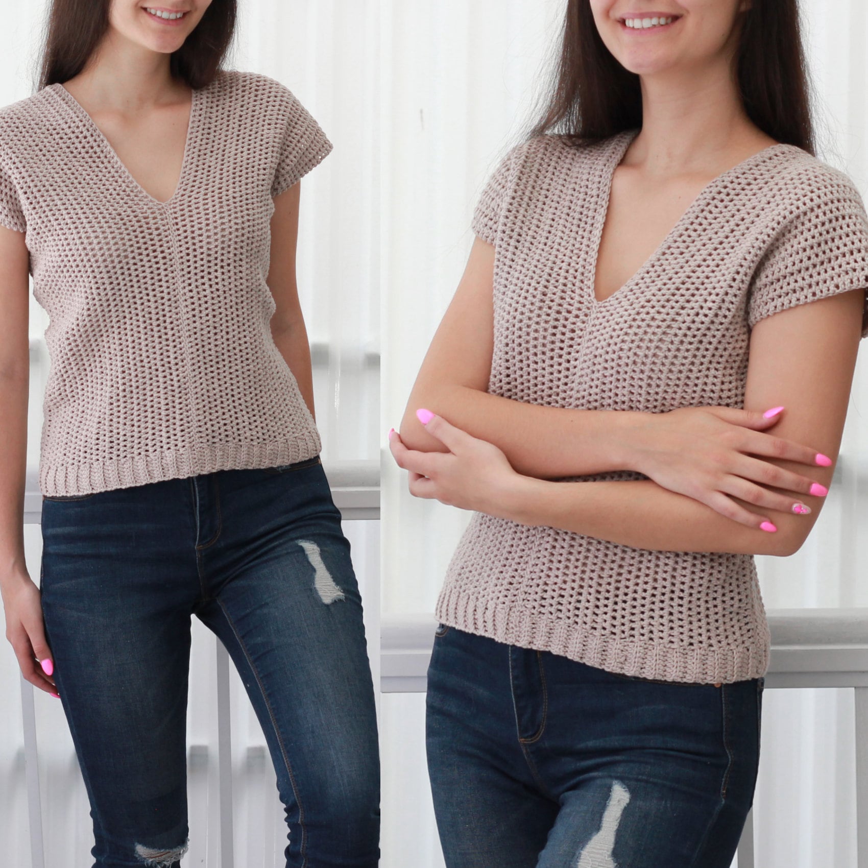 Crochet Pattern STELLOVIA Crop Top – PDF (XS–XXL) - Hakel Liebe