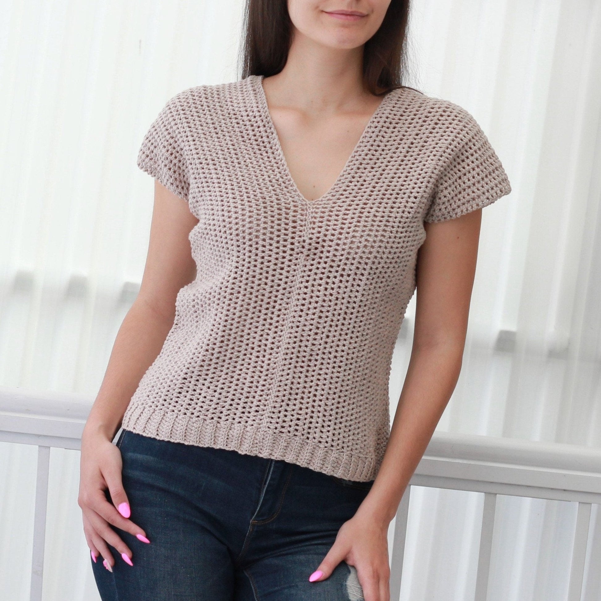 Crochet Pattern STELLOVIA Crop Top – PDF (XS–XXL) - Hakel Liebe