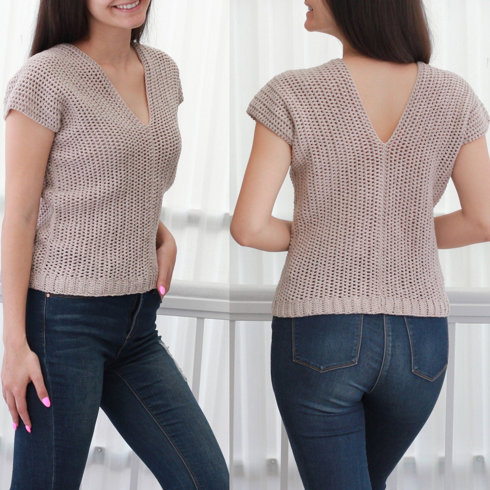Crochet Pattern STELLOVIA Crop Top – PDF (XS–XXL) - Hakel Liebe