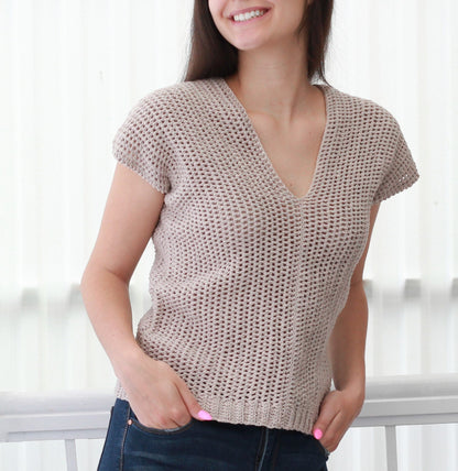 Crochet Pattern STELLOVIA Crop Top – PDF (XS–XXL) - Hakel Liebe