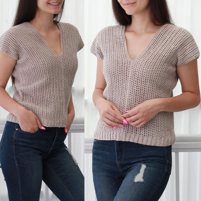 Crochet Pattern STELLOVIA Crop Top – PDF (XS–XXL) - Hakel Liebe