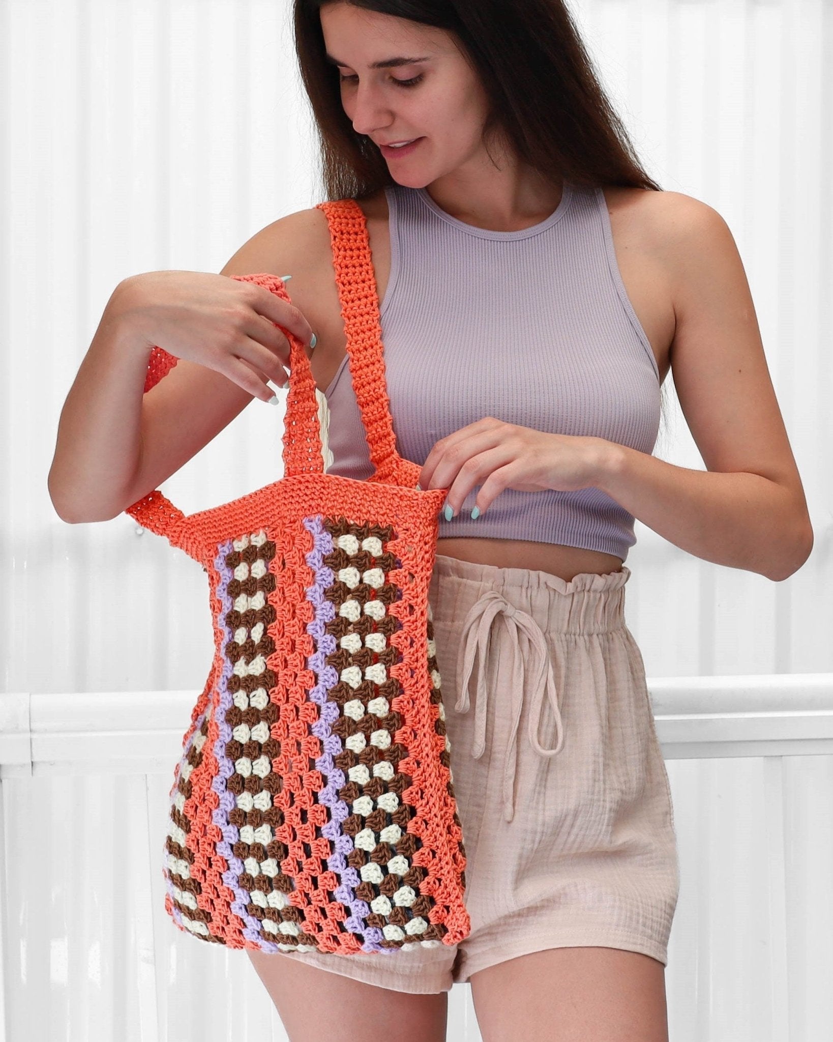 Crochet Pattern TOVIAS Granny Bag – PDF - Hakel Liebe