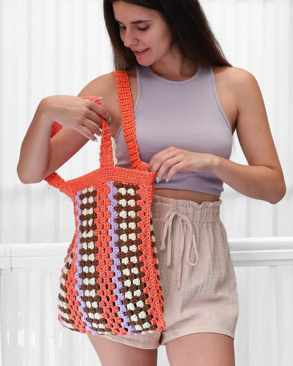 Crochet Pattern TOVIAS Granny Bag – PDF - Hakel Liebe