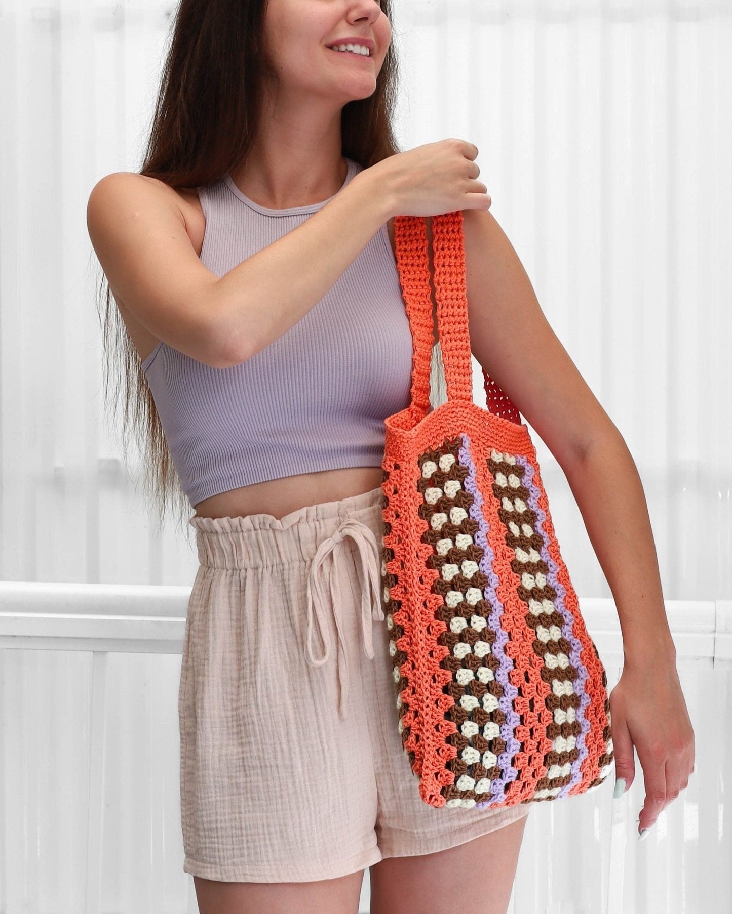 Crochet Pattern TOVIAS Granny Bag – PDF - Hakel Liebe