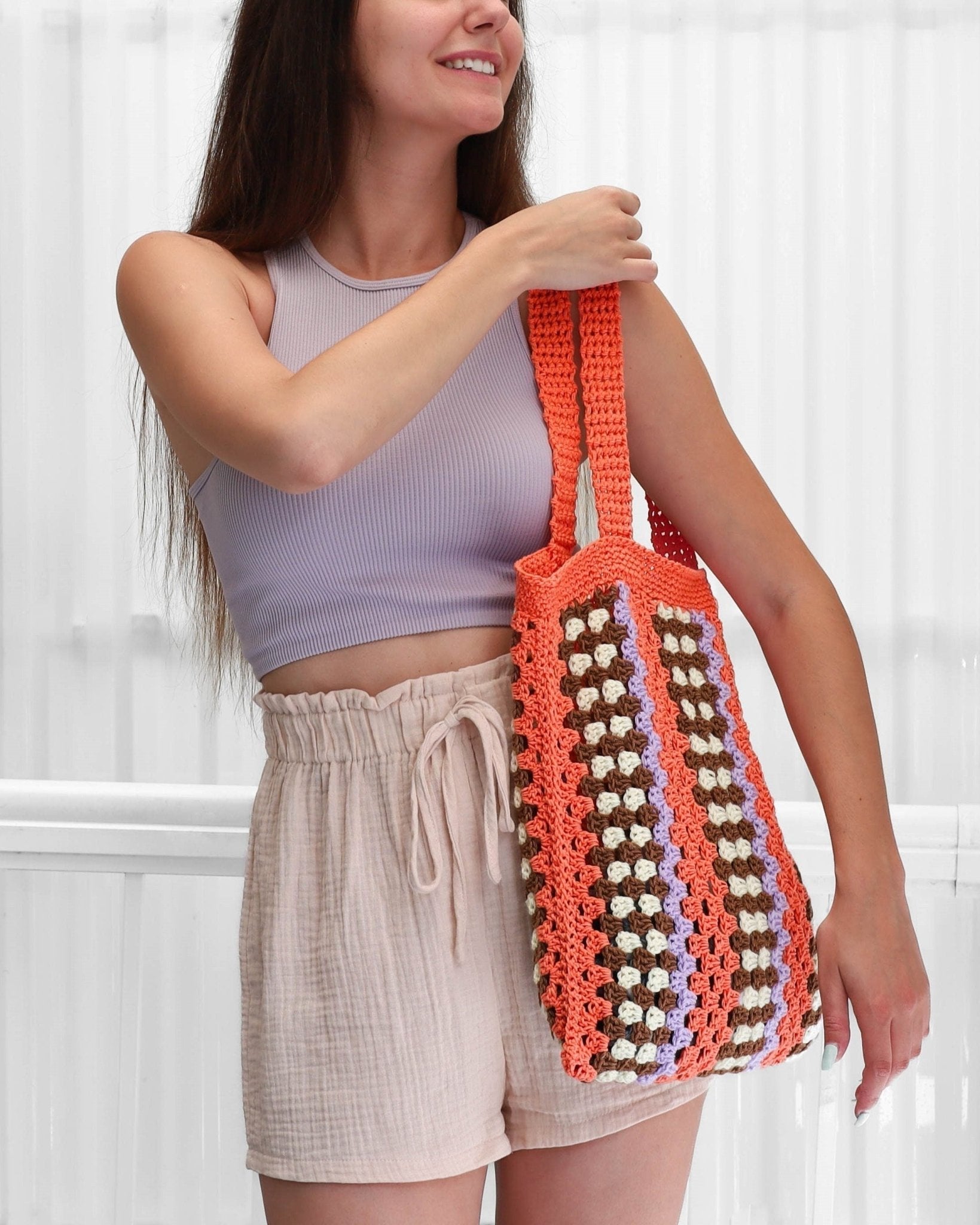 Crochet Pattern TOVIAS Granny Bag – PDF - Hakel Liebe