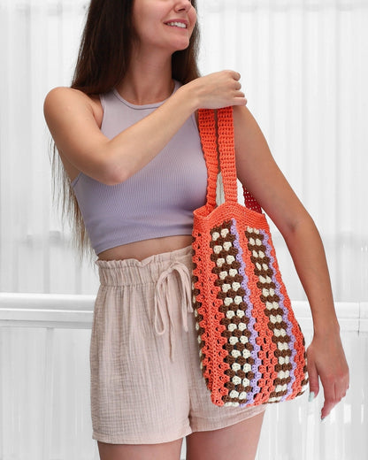 Crochet Pattern TOVIAS Granny Bag – PDF - Hakel Liebe