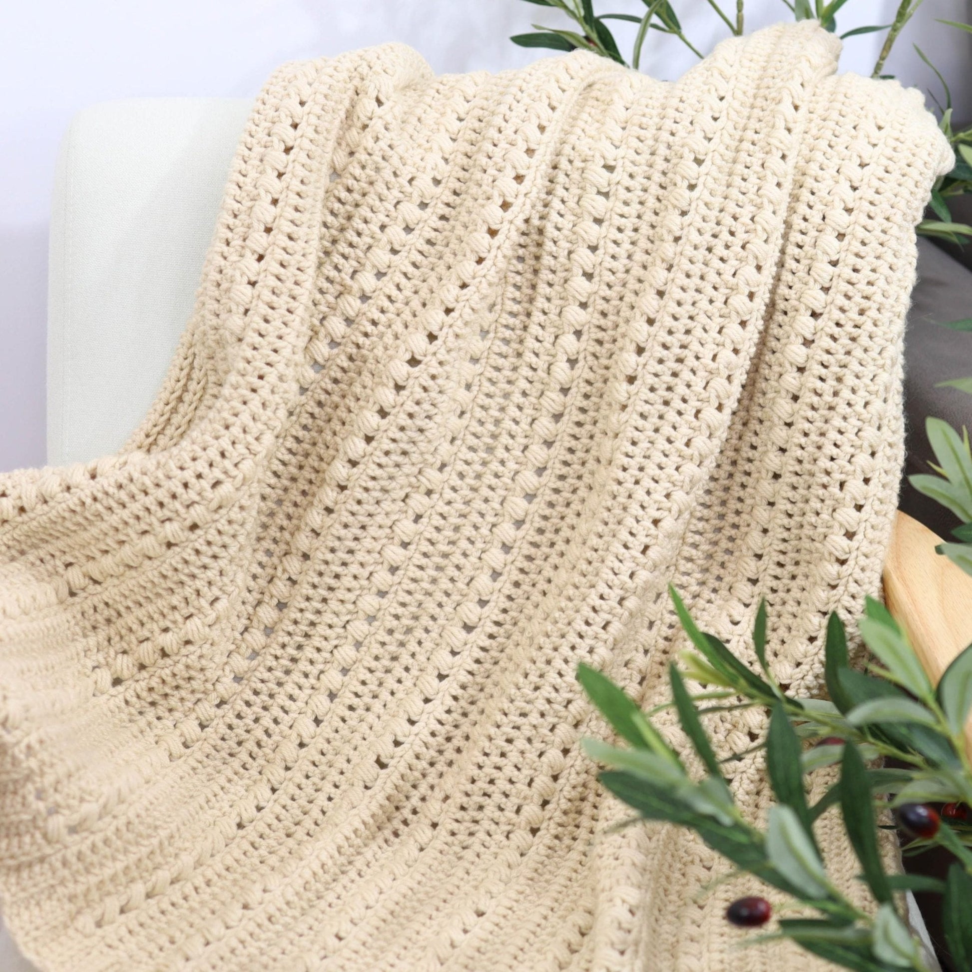 Crochet Pattern TUSCOVIA Blanket – 16 Sizes PDF - Hakel Liebe