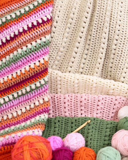 Crochet Pattern TUSCOVIA Blanket – 16 Sizes PDF - Hakel Liebe