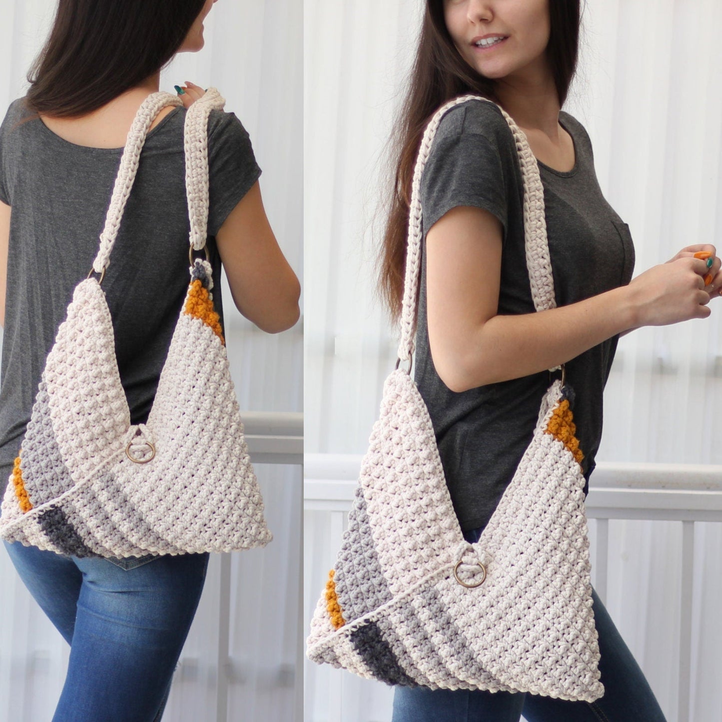 Crochet Pattern BUBBLOVIA Bag – 6 Sizes PDF - Hakel Liebe