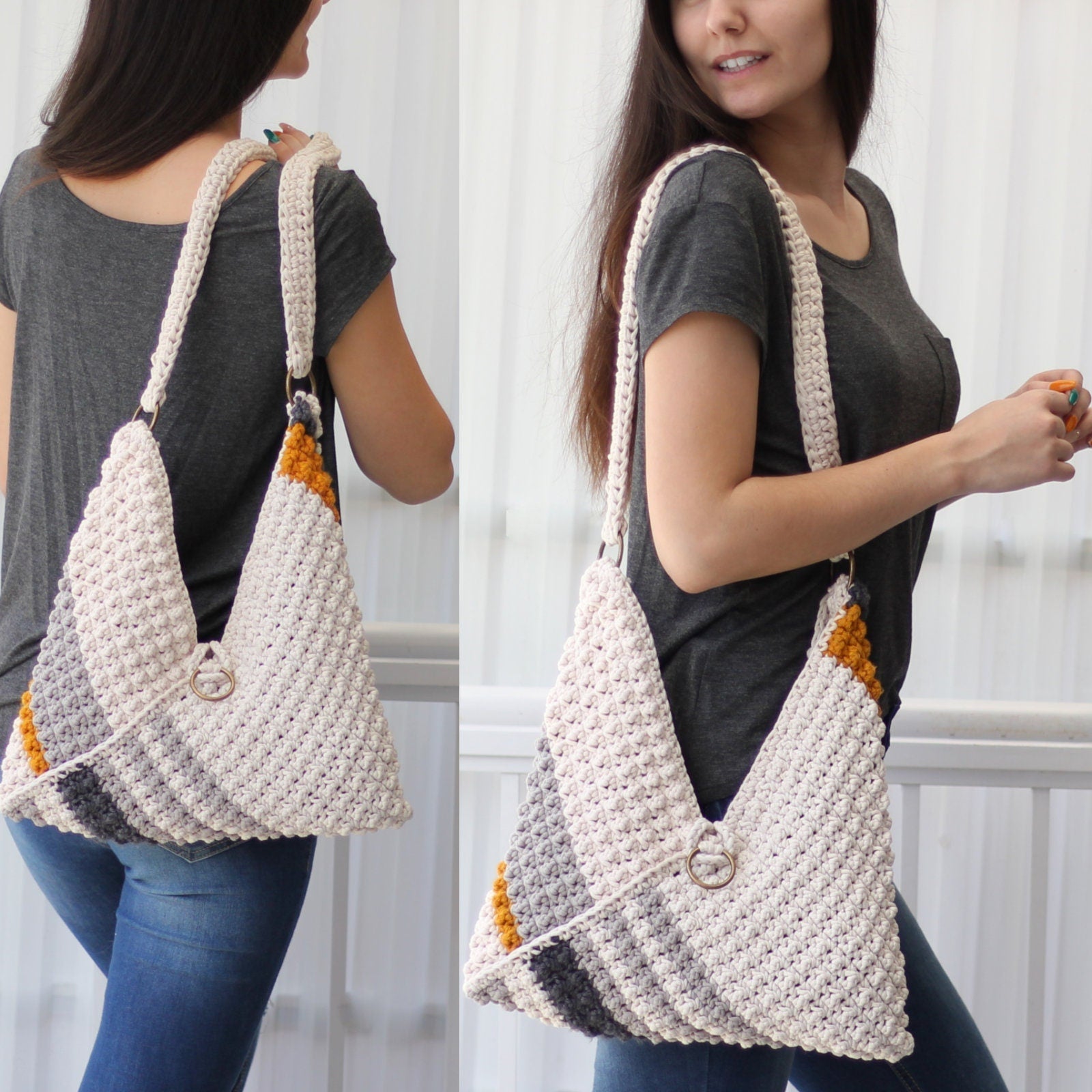 Crochet Pattern BUBBLOVIA Bag – 6 Sizes PDF - Hakel Liebe