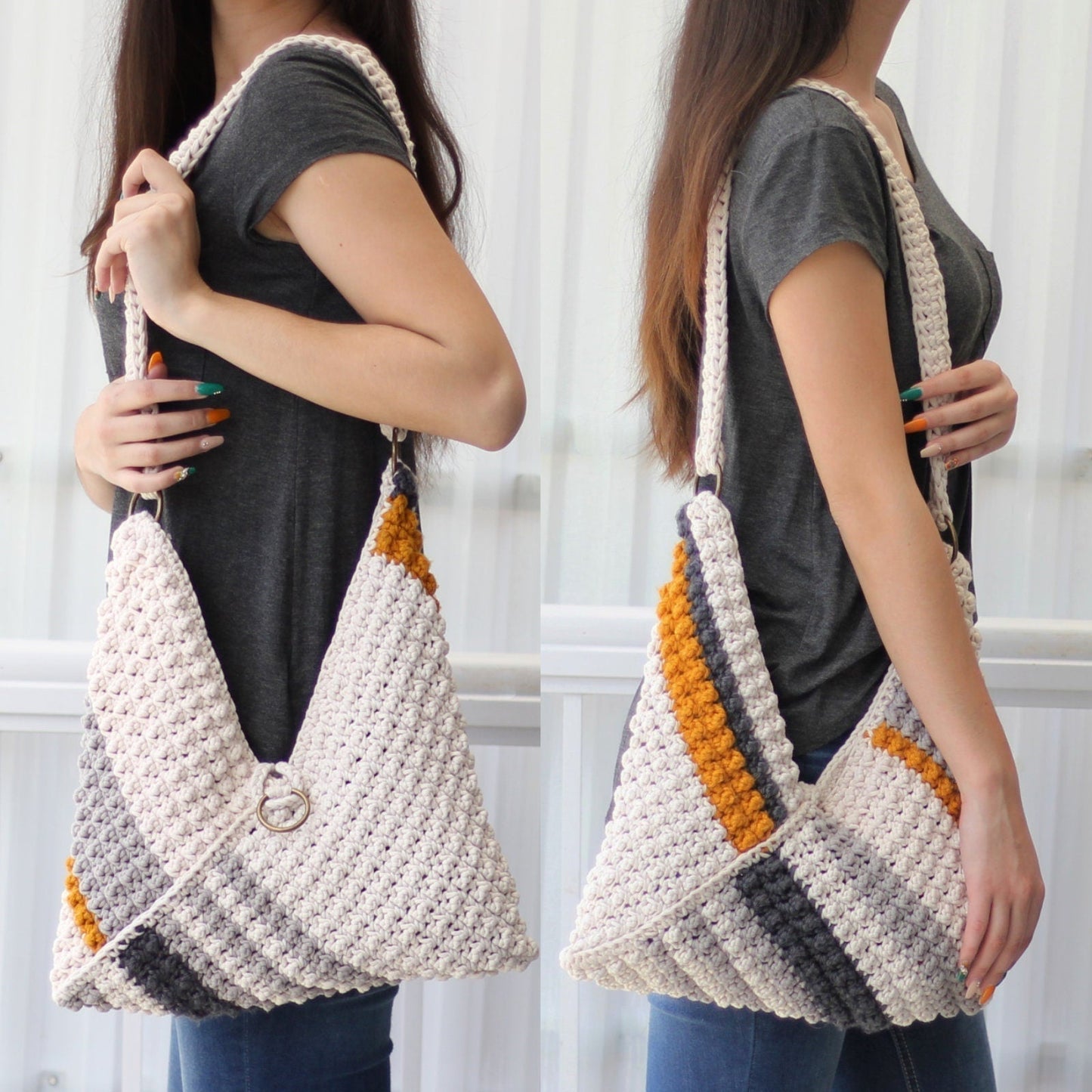 Crochet Pattern BUBBLOVIA Bag – 6 Sizes PDF - Hakel Liebe