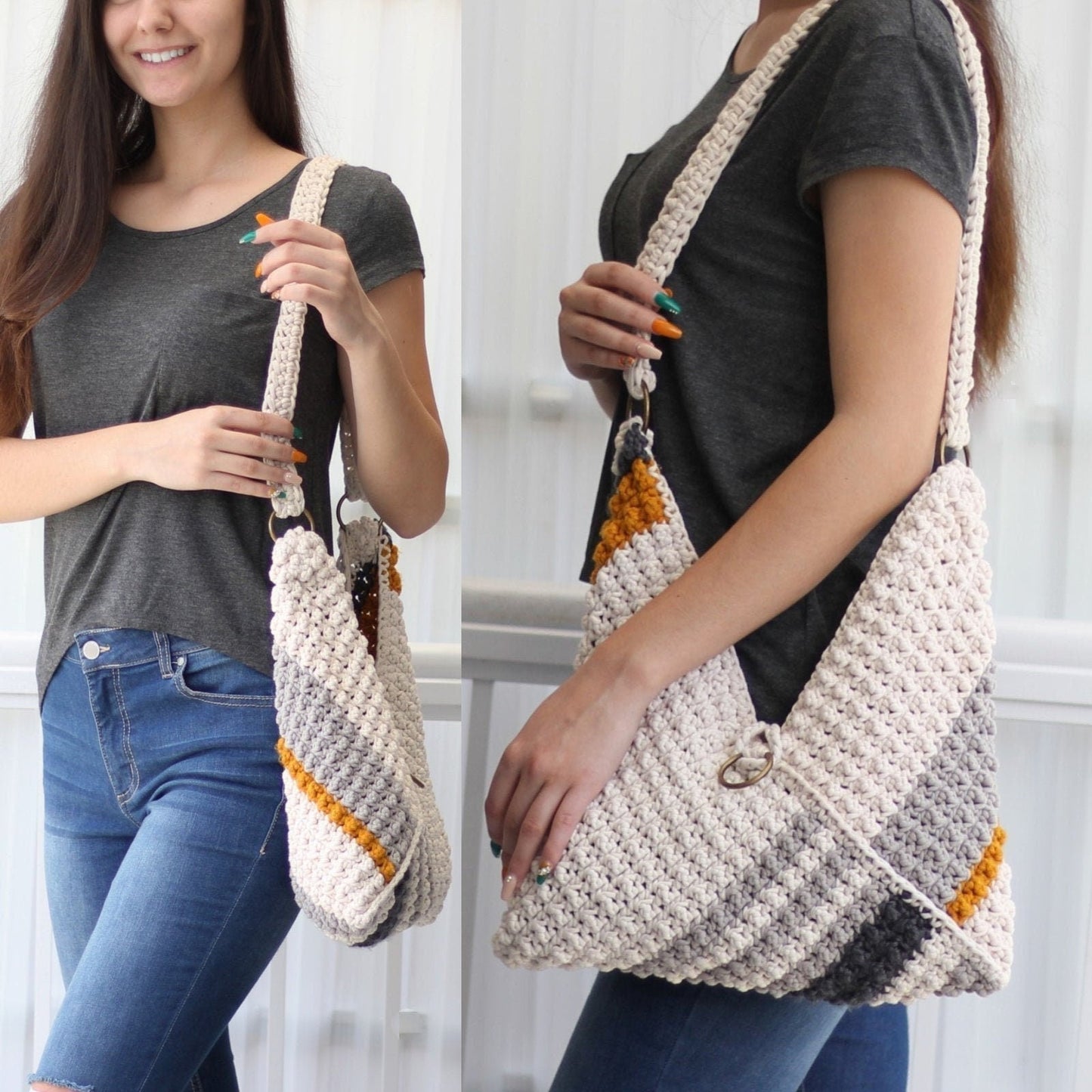 Crochet Pattern BUBBLOVIA Bag – 6 Sizes PDF - Hakel Liebe