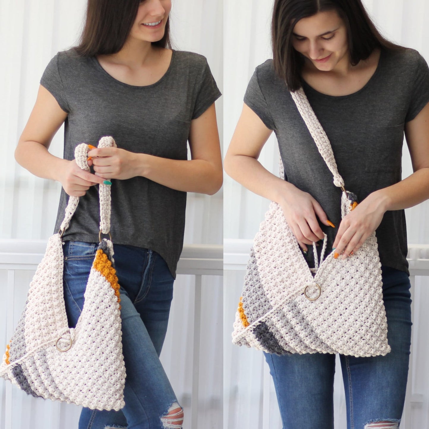 Crochet Pattern BUBBLOVIA Bag – 6 Sizes PDF - Hakel Liebe