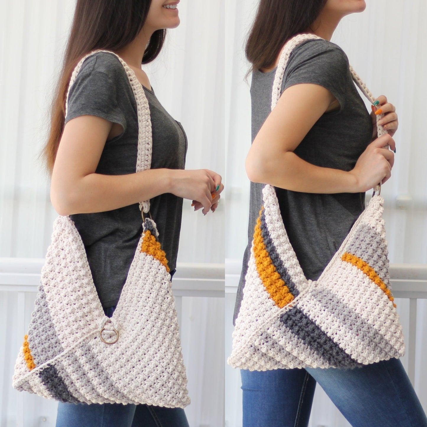 Crochet Pattern BUBBLOVIA Bag – 6 Sizes PDF - Hakel Liebe