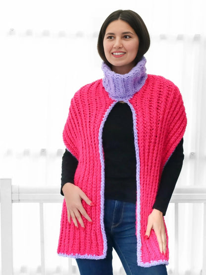 Crochet Pattern HOODELIS 3-in-1 Turtleneck Scarf – PDF - Hakel Liebe