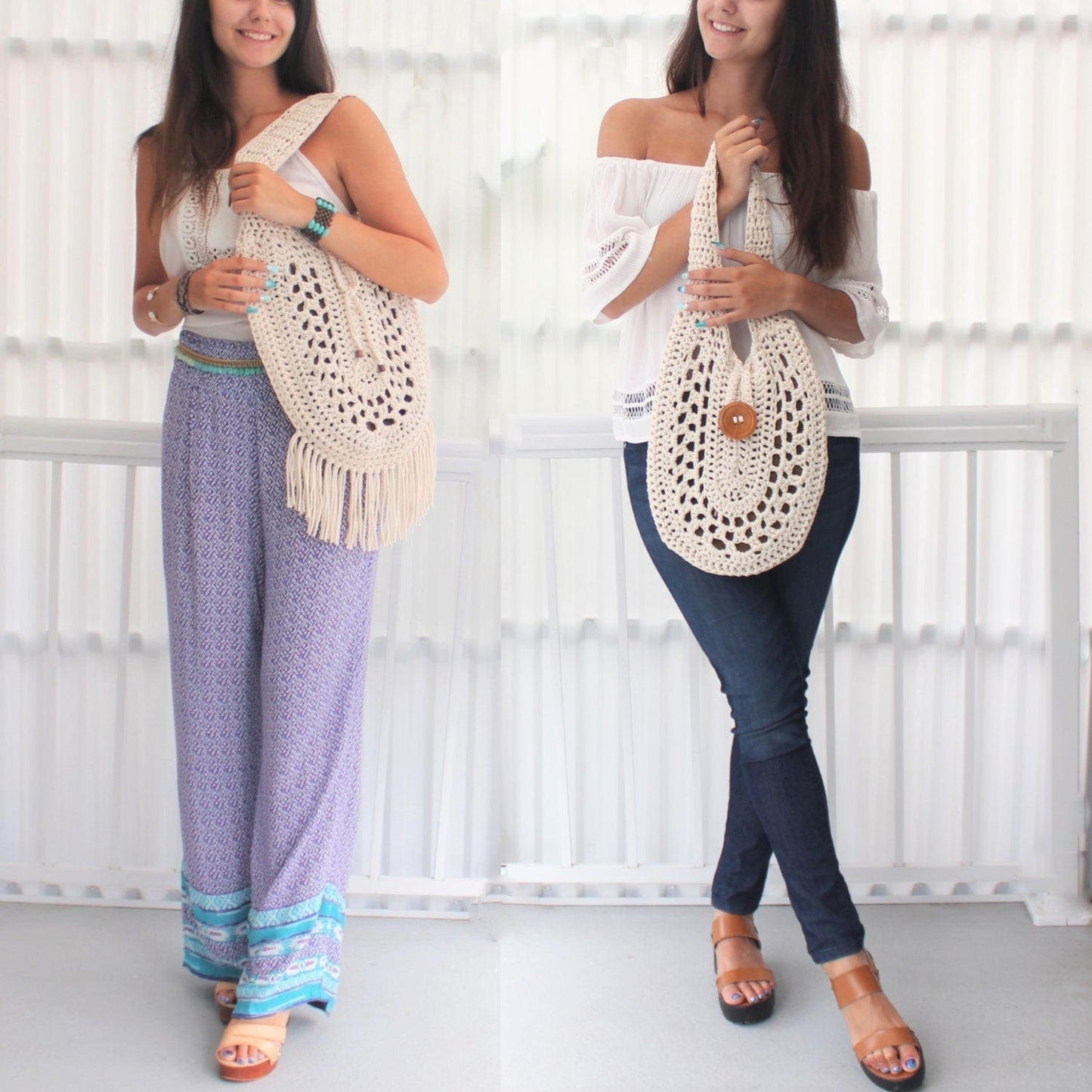 Crochet Pattern REVERSIA Bag 2-in-1 – PDF Boho - Hakel Liebe