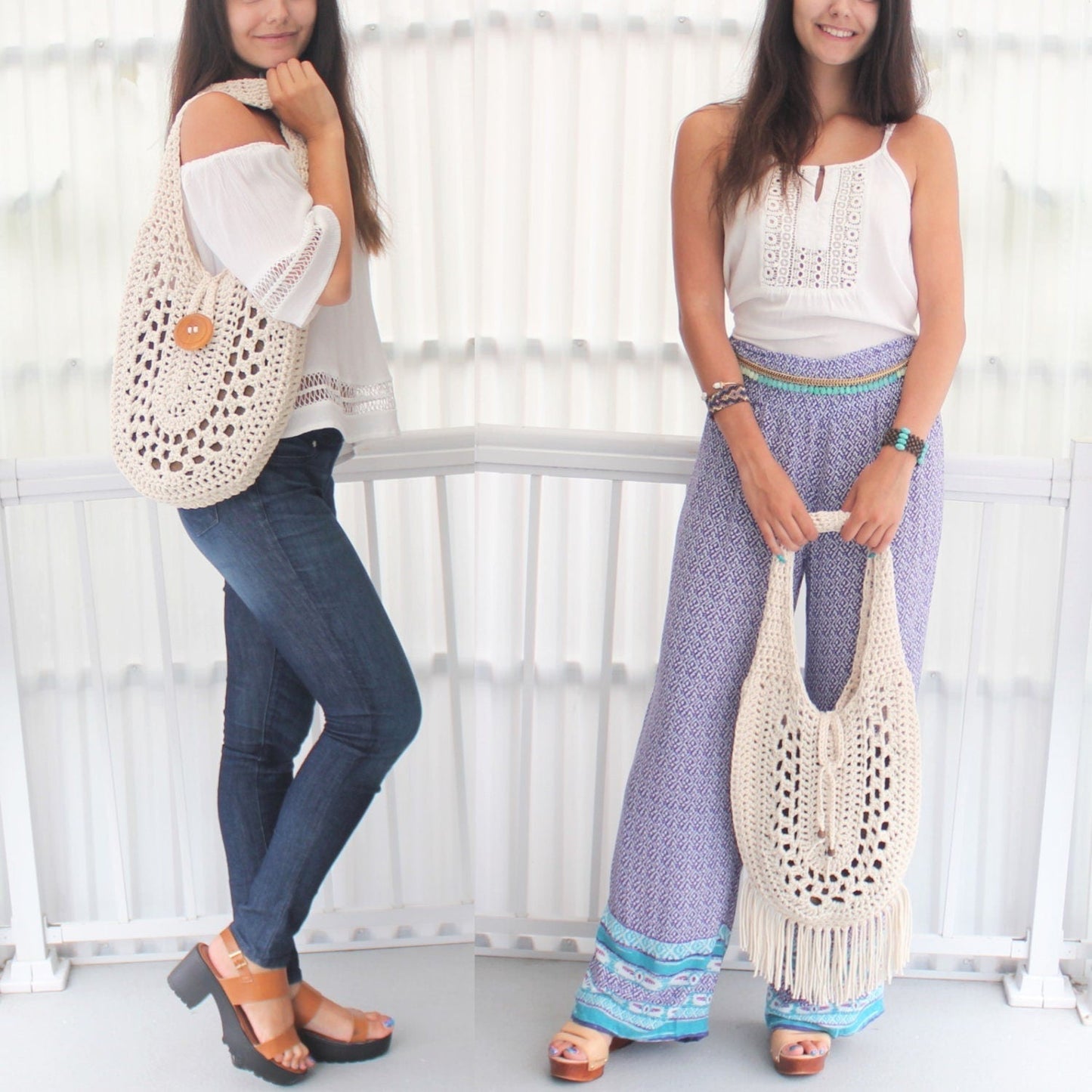 Crochet Pattern REVERSIA Bag 2-in-1 – PDF Boho - Hakel Liebe