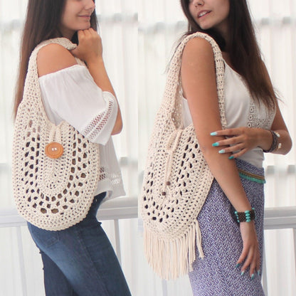Crochet Pattern REVERSIA Bag 2-in-1 – PDF Boho - Hakel Liebe